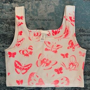 H&M Butterfly Crop 🦋